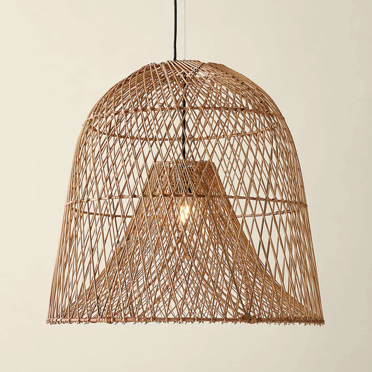 Kloe Basket Rattan Pendant Light