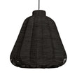 Kmart Black Wicker Rattan Pendant Light