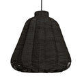 Kmart Black Wicker Rattan Pendant Light