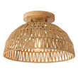 Kojanyu Woven Dome Rattan Ceiling Light