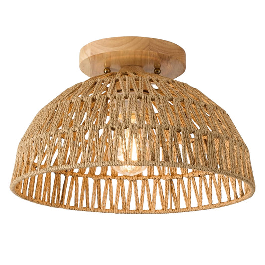Kojanyu Dome Rattan Ceiling Light Shade