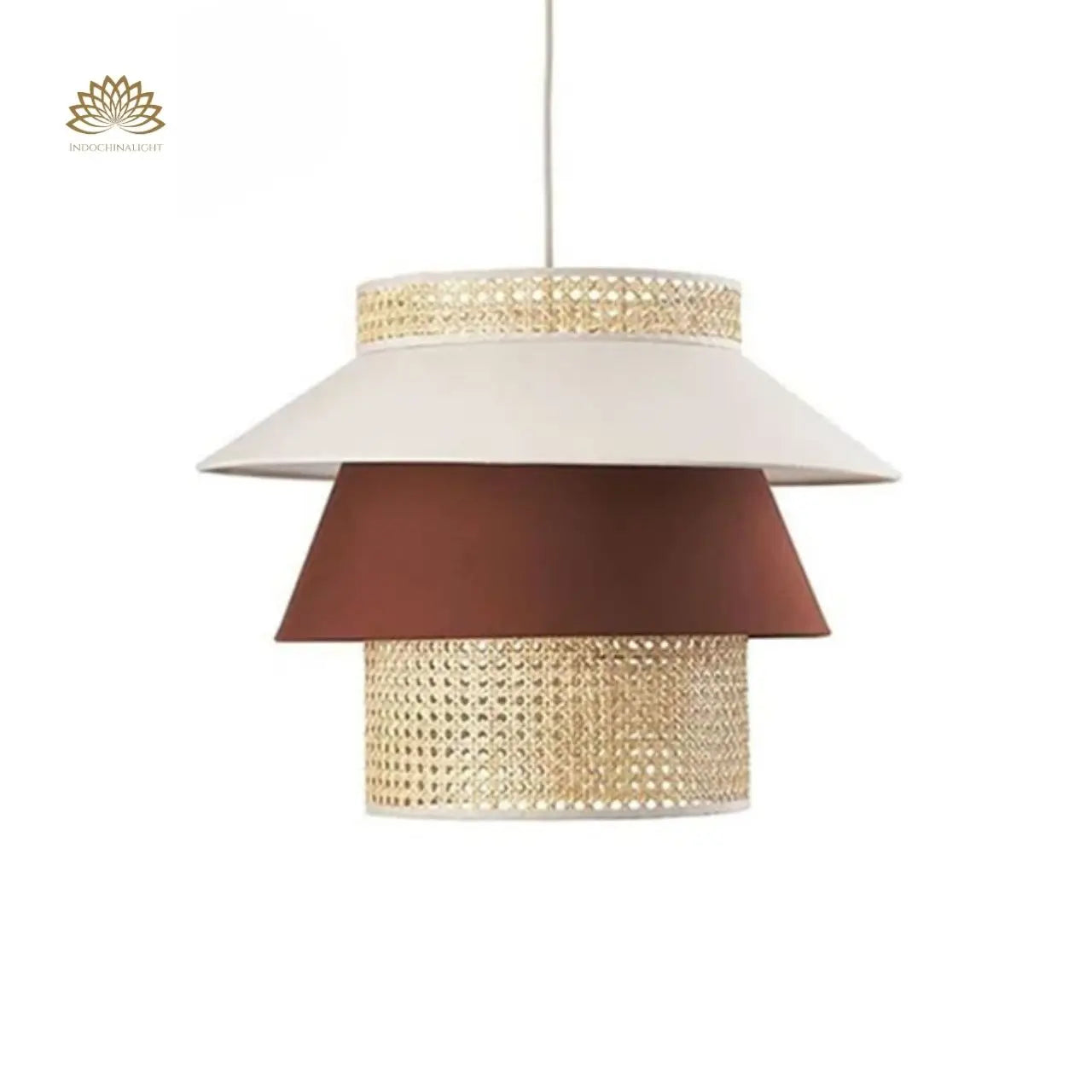 Lampa Multi Tier Rattan Pendant Light
