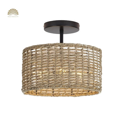 Lannister Wicker Ceiling Light