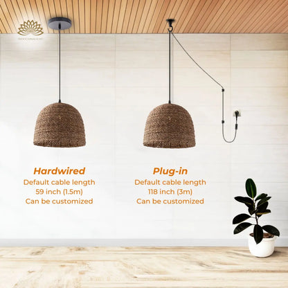 Lydia Wicker Pendant Light's accessories type