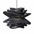 Made Goods Alondra Black Rattan Pendant Light