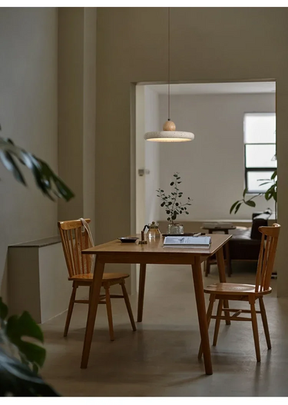 Mannelli Wabi Sabi Travertine Stone Pendant Light for reading table