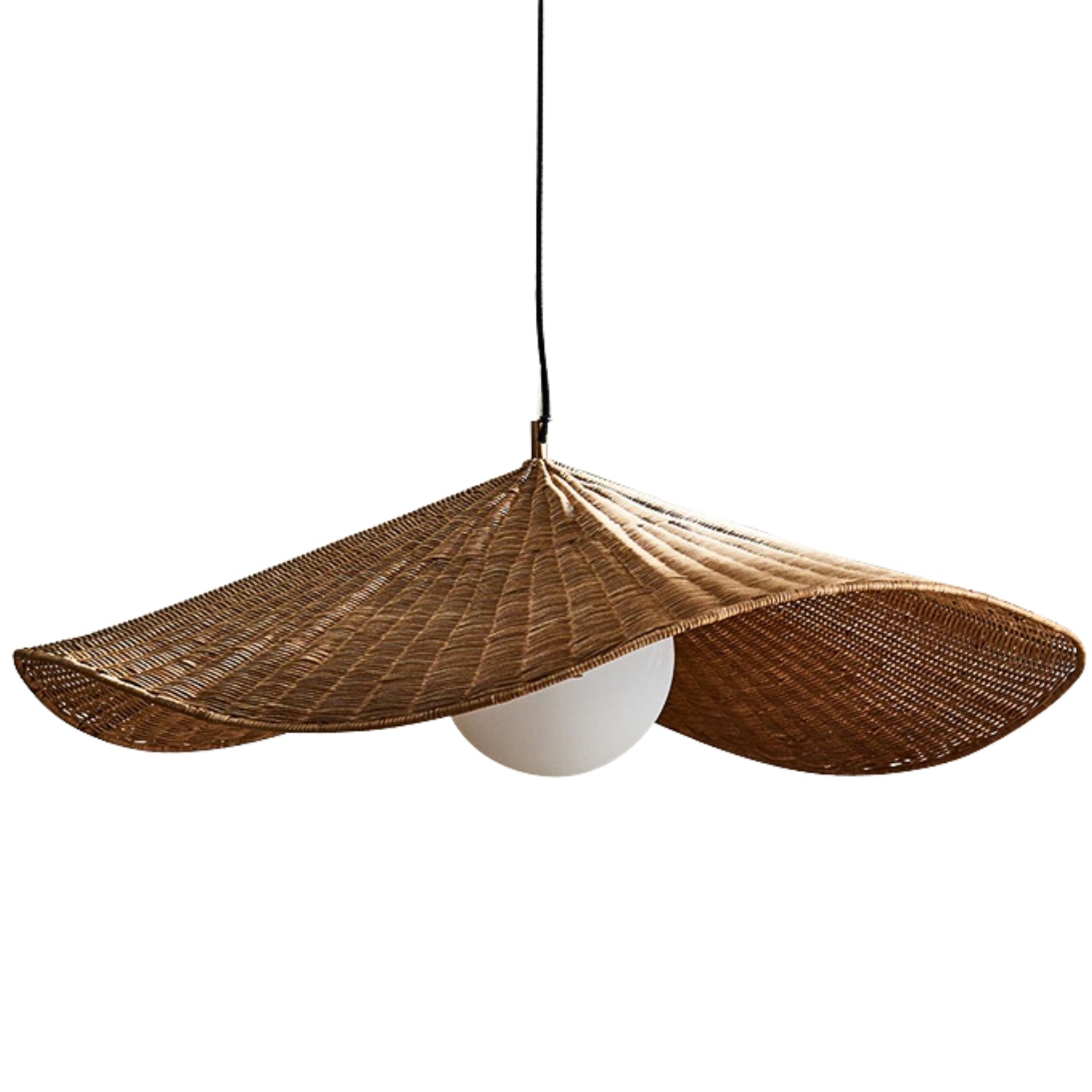 Matara Woven Wicker Rattan Pendant Light