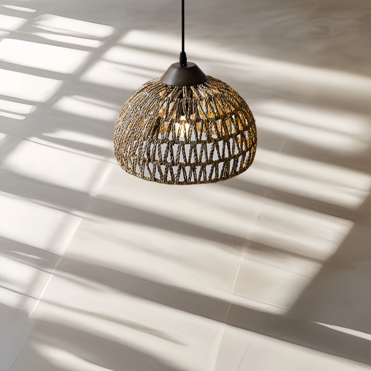 Milford Dome Basket Pendant Light Small