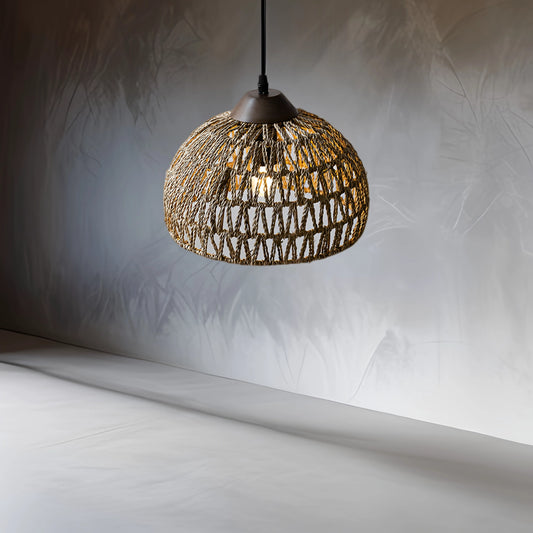 Milford Small Dome Basket Pendant Light