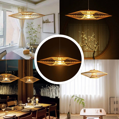 minimalist modern bamboo chandelier pendant light for room