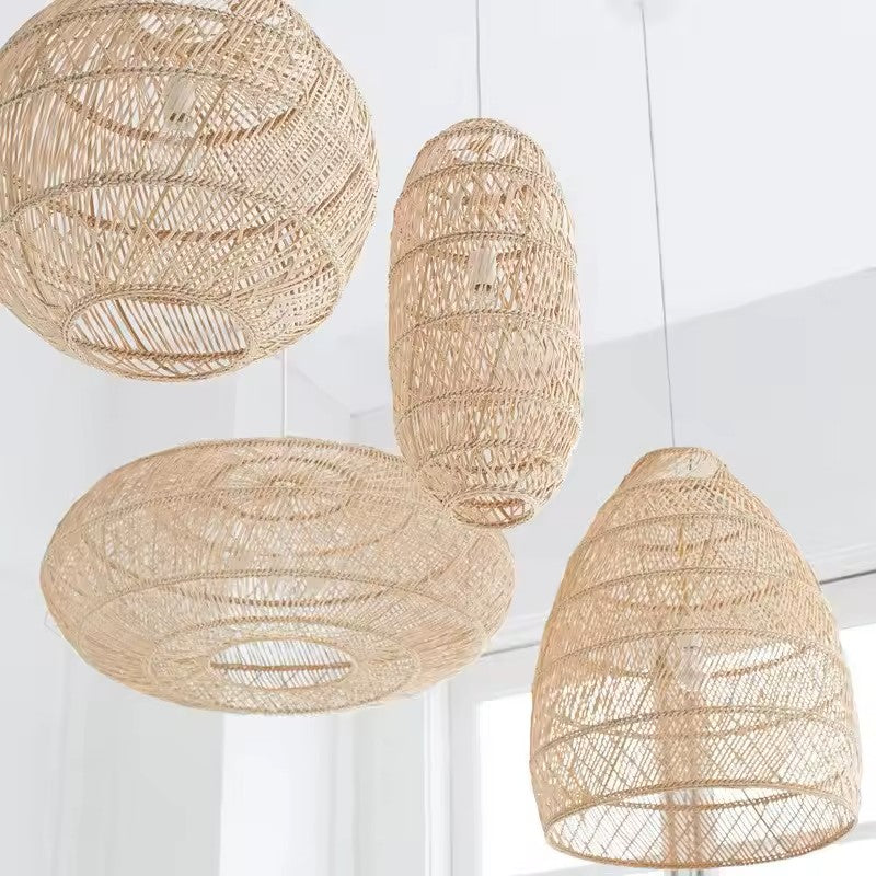 Minna natural rattan pendants
