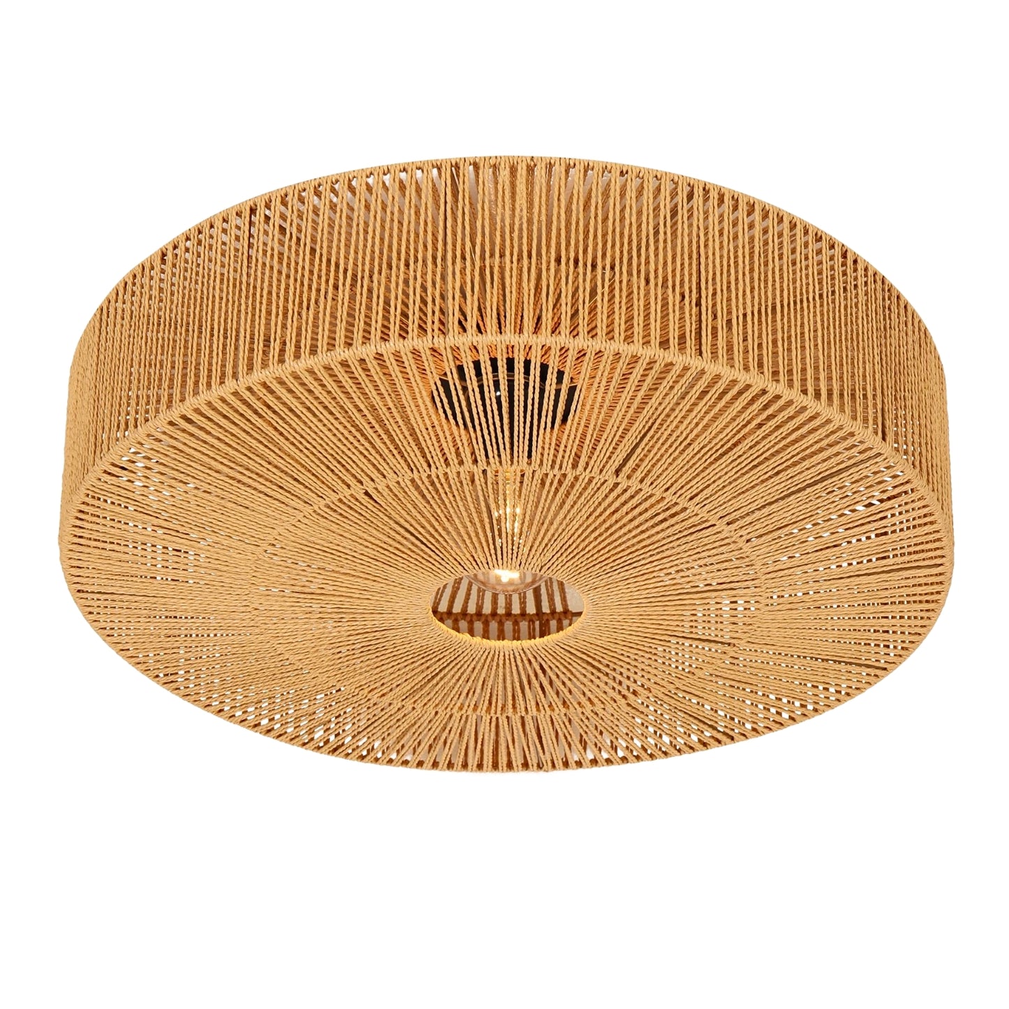 Monike Classic Rattan Drum Light