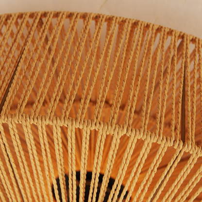 Monike Rattan Drum Light