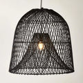 Nassa Black Rattan Pendant Light