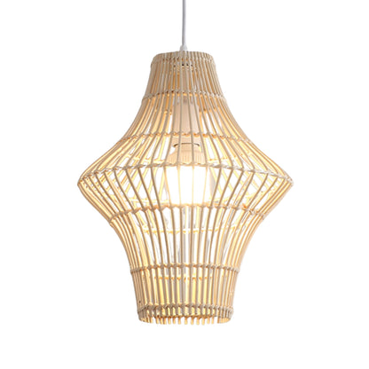 Natural Geometric Rattan Pendant Light