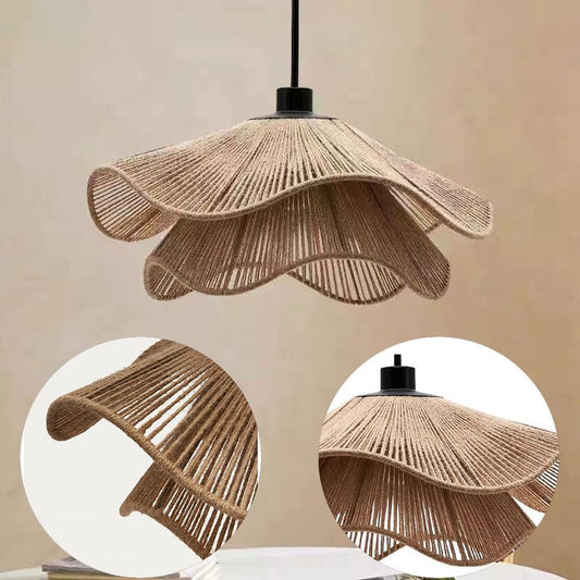 Natural Hemp Rope Woven Pendant Light