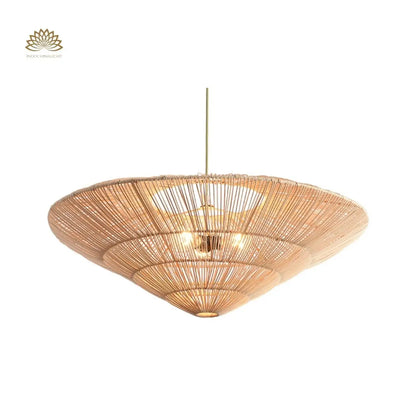 Nordic Umbrella Rattan Pendant Light