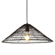 Nova Black Rattan Light