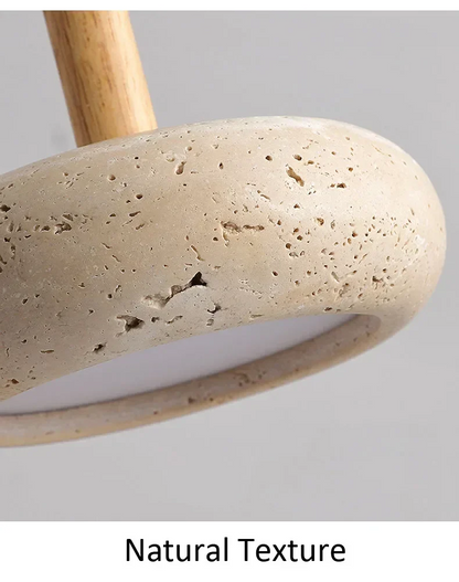 Osho Wabi Sabi Round Natural Stone Pendant Lights