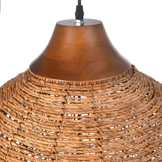 Oversized Cage Woven Hanging Light Shade