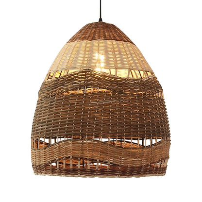 Pantalla Wicker Rattan Pendant Light