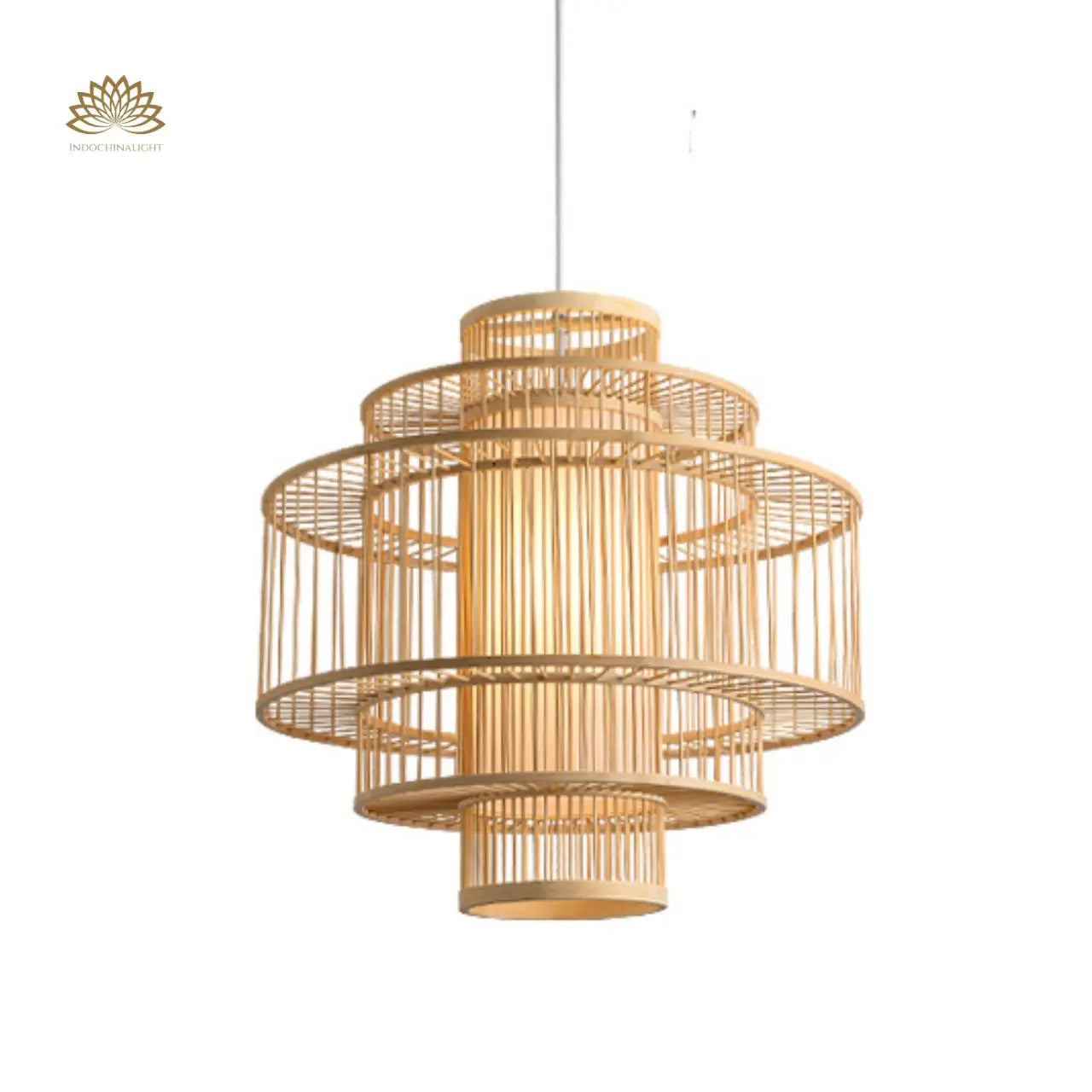 Parren Japanese Style Bamboo Pendant Light