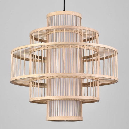Parren Woven Bamboo Pendant Light