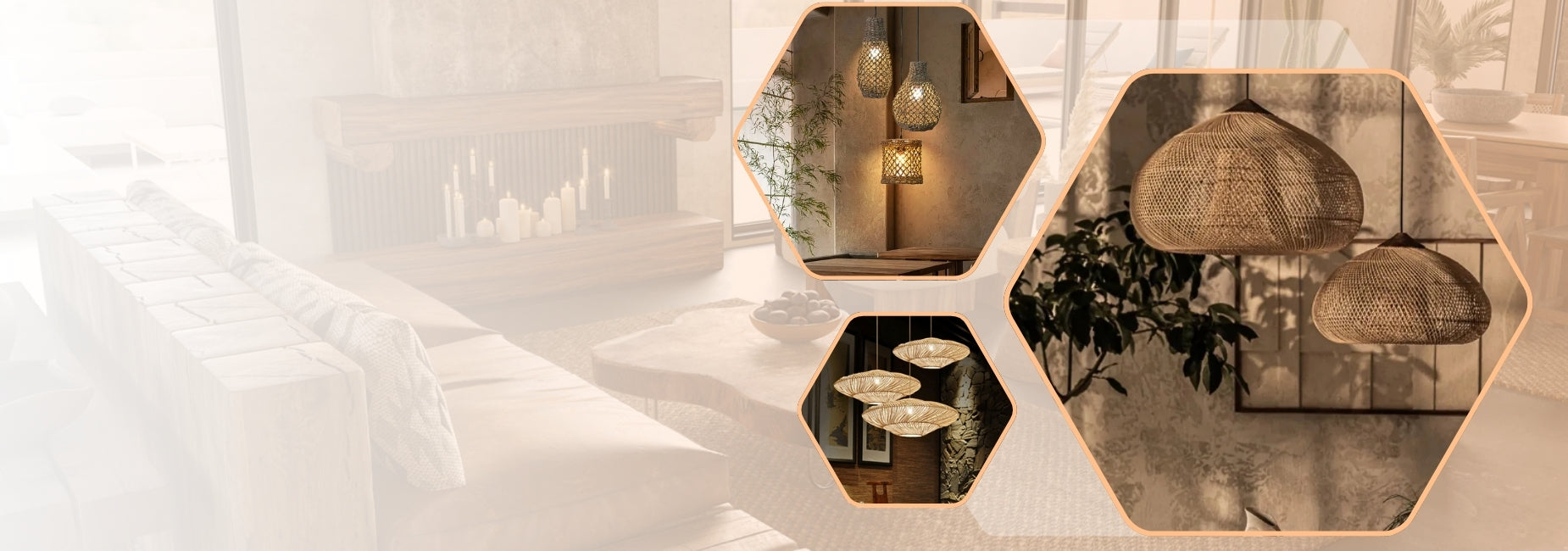 Pendant Lights from natural materials by IndochinaLight
