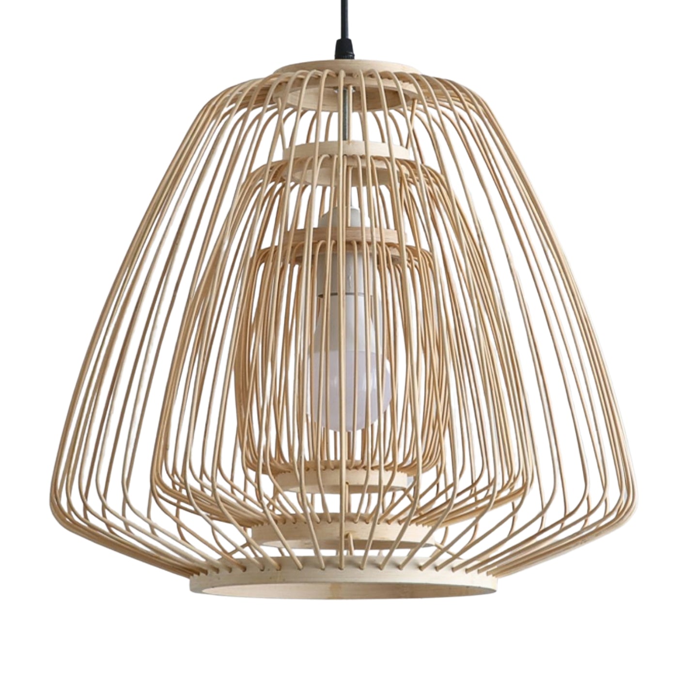 Plura Abstract Bamboo Pendant Light