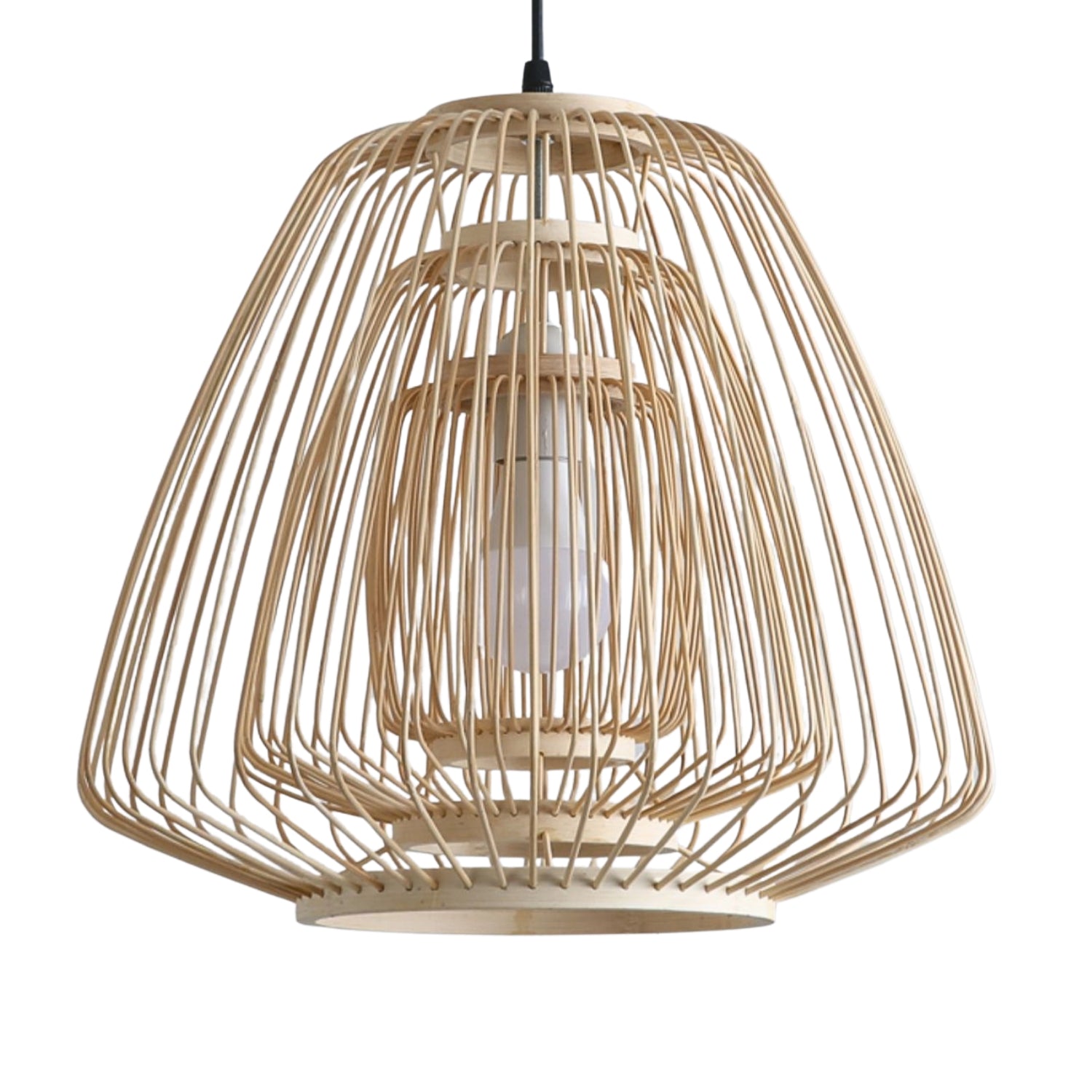 Plura Abstract Bamboo Pendant Light