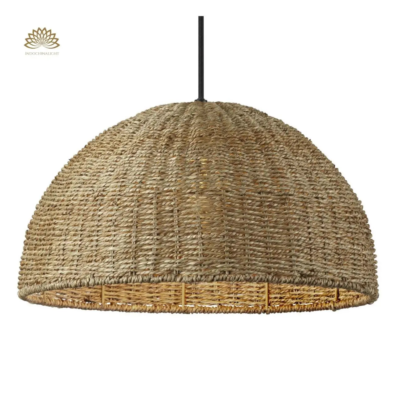 Pourel Dome Wicker Pendant Light