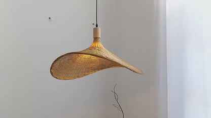 Video Showcase Ellie Straw Hat 3 Rattan Pendant Light in Minimalist Spaces