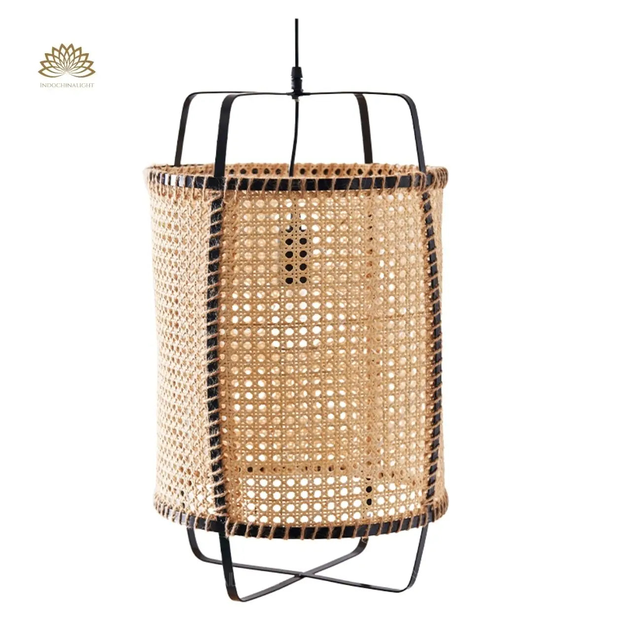rattan cane pendant light