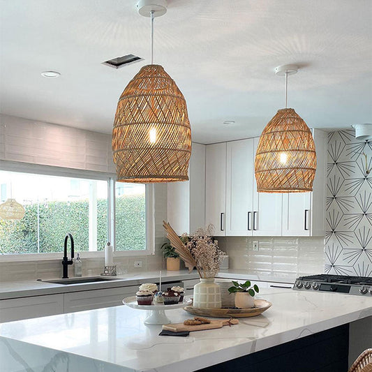 Sakura Rattan Cluster Pendant Light Shade