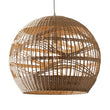 Rita Globe Wicker Bamboo Rattan Pendant Light