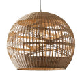 Rita Globe Wicker Bamboo Rattan Pendant Light