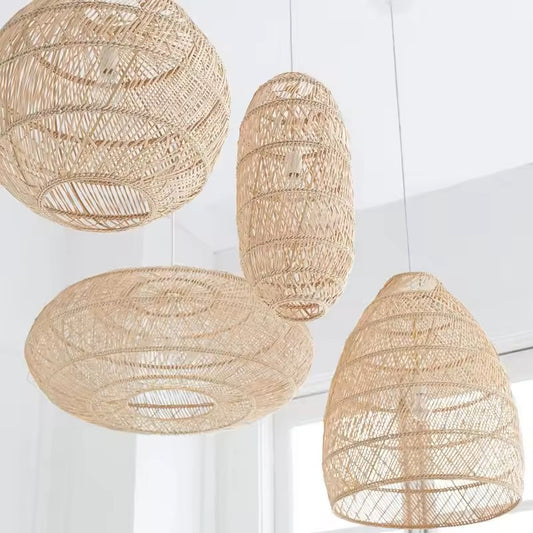 Sakura Rattan Cluster Pendant Light Shade