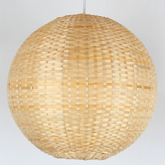 Santa Barbara Round Wicker Pendant Light