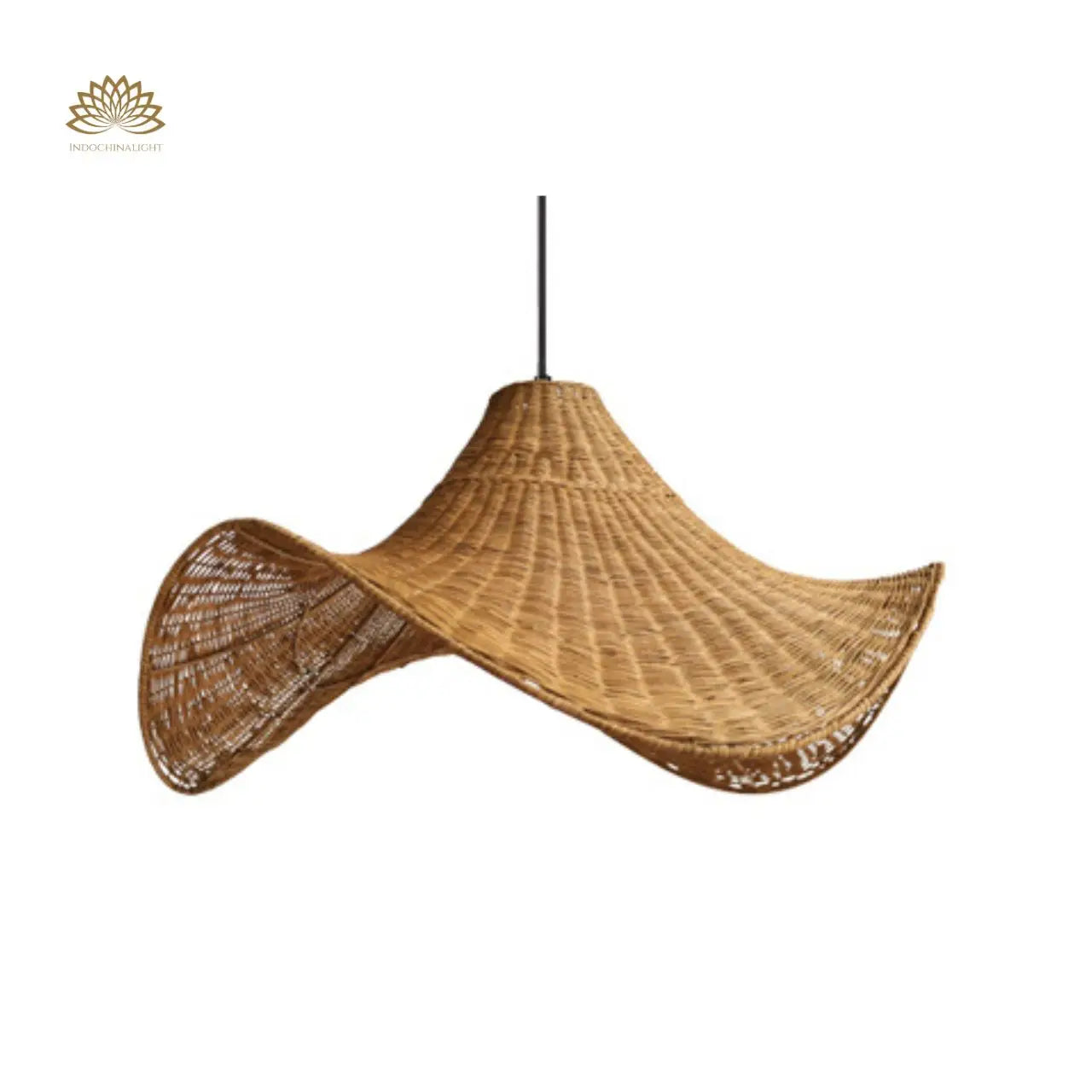 Selma Rattan Hat Pendant Light