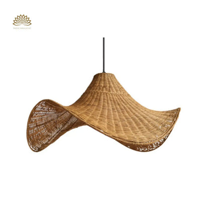 Selma Rattan Hat Pendant Light