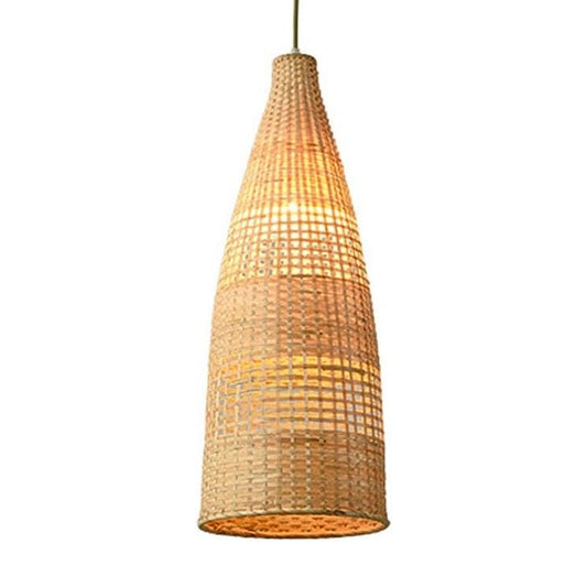 Set 4 Kirsal Modern Cluster Rattan Pendant Light