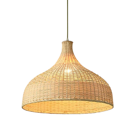 Set 4 Kirsal Modern Cluster Rattan Pendant Light