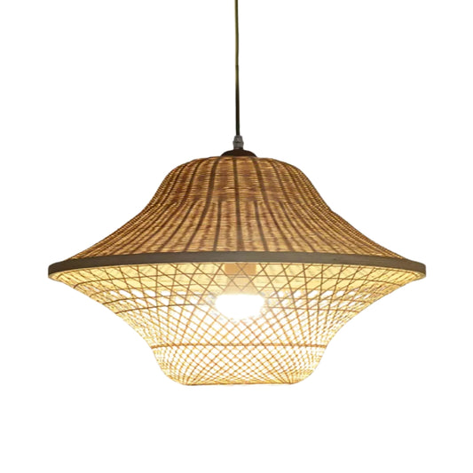 Set 4 Kirsal Modern Cluster Rattan Pendant Light