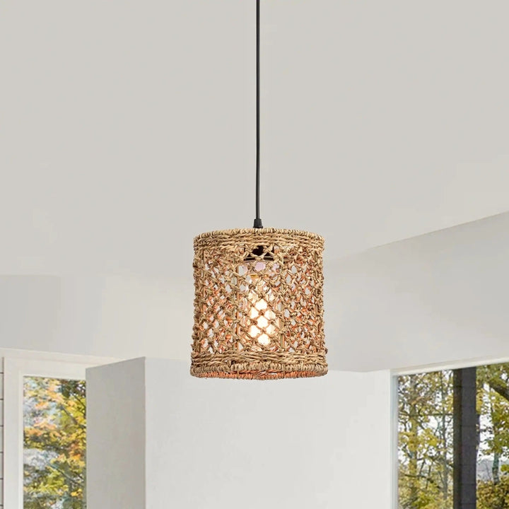 Shaun Wicker Pendant Light