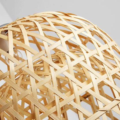 Shuangz Bamboo Woven Pendant Light Shade