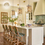 Small Rattan Cane Pendant Light 10 Inches
