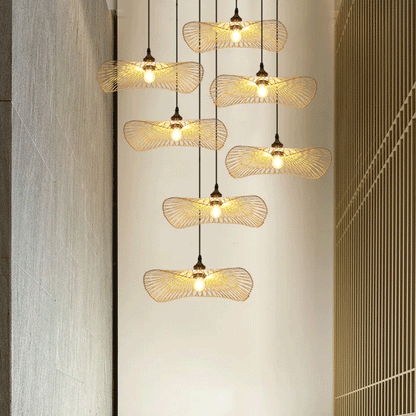 Soku Wabi Sabi Bamboo Pendant Light