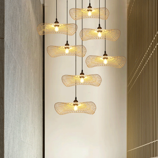 Soku Wabi Sabi Bamboo Pendant Light