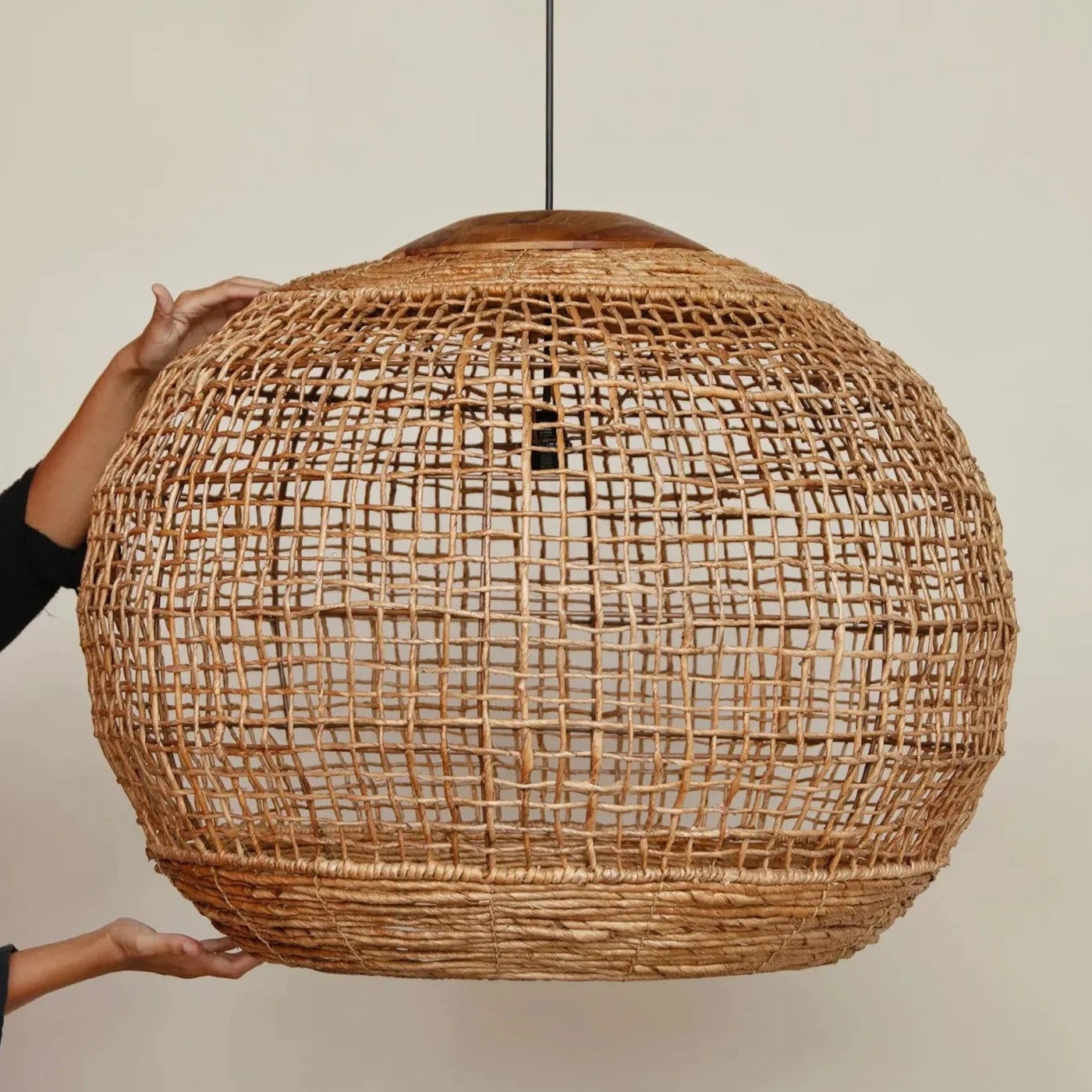 Spherical Rattan Globe Woven Pendant Light