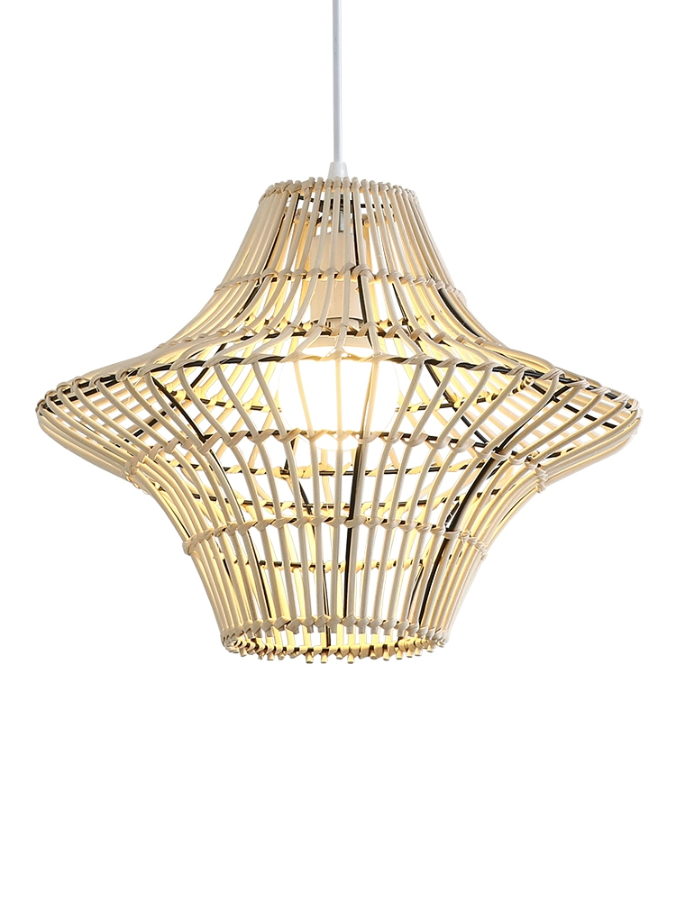 Starweave White Rattan Light Fixture